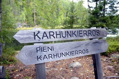 Vatsatautiaalto suositulla vaellusreitillä