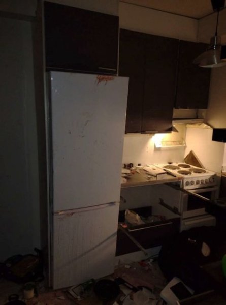 Kuvat: 19-vuotias vuokralainen aiheutti täystuhon asunnossa – televisio lensi ikkunasta pihalle