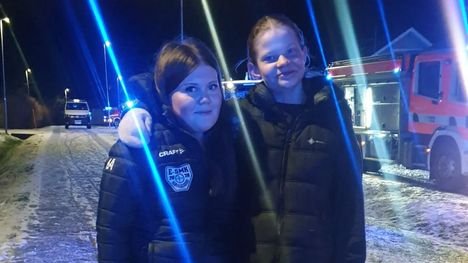 Poliisi ylistää sankarityttöjä