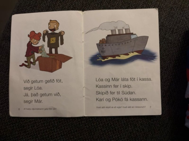 Arnar &iacute; &aacute;falli eftir a&eth; sonur hans kom heim me&eth; &thorn;essa b&oacute;k &uacute;r sk&oacute;lanum &ndash; &bdquo;Pabbi, erum vi&eth; f&aacute;t&aelig;kir?&ldquo;