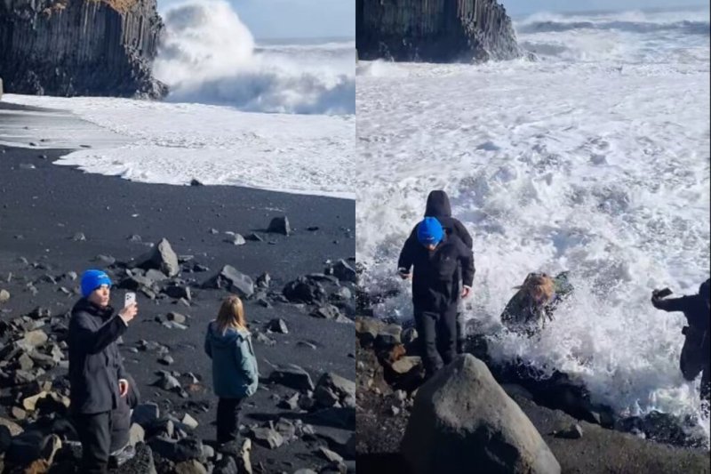 Ferðamenn hætt komnir í Reynisfjöru – „Þessi fá Darwinverðlaunin“