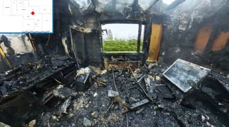 Järkyttävät kuvat julki: Savonlinnan perhesurmatalosta ei jäänyt jäljelle lähes mitään